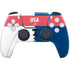 USA Flag Color Block PS5 Controller Skin